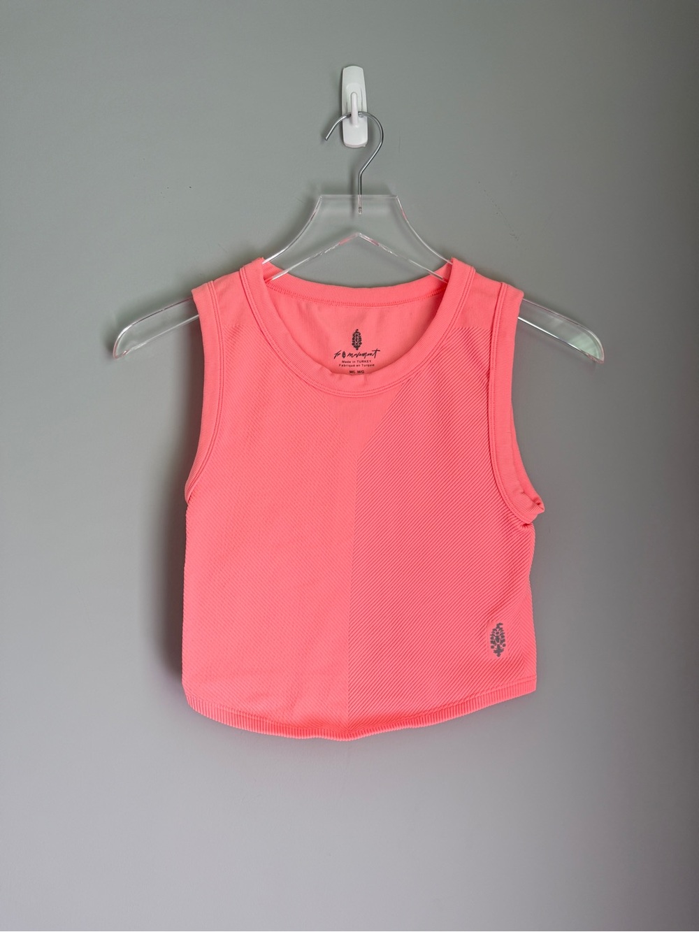 FP Movement Free Throw Muscle Tank Cropped Coral M/L